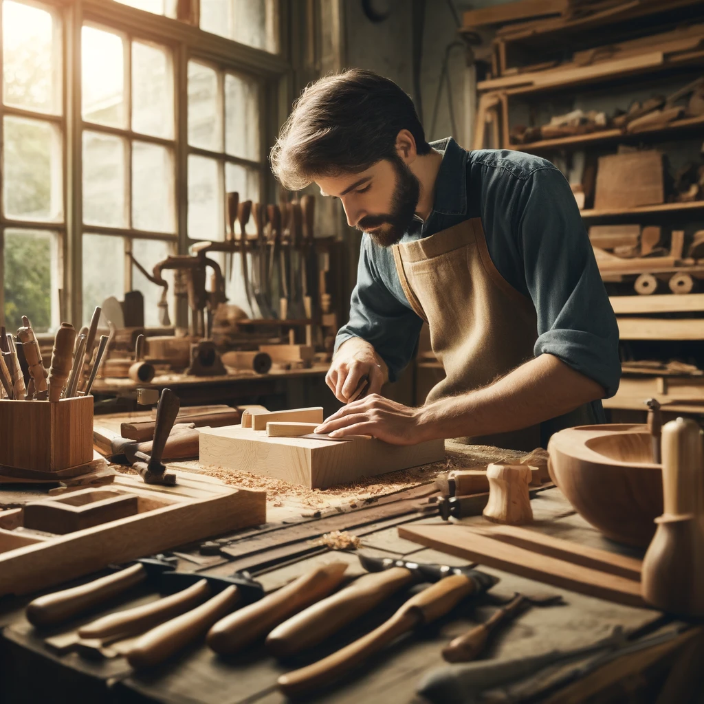 traditional hobbies for men, benefits of unplugging, how to start woodworking.